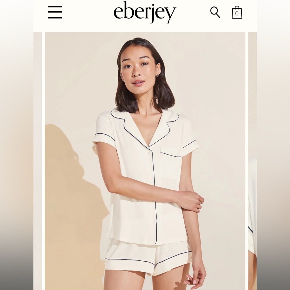 Eberjey Gisele Shortie Short PJ Set